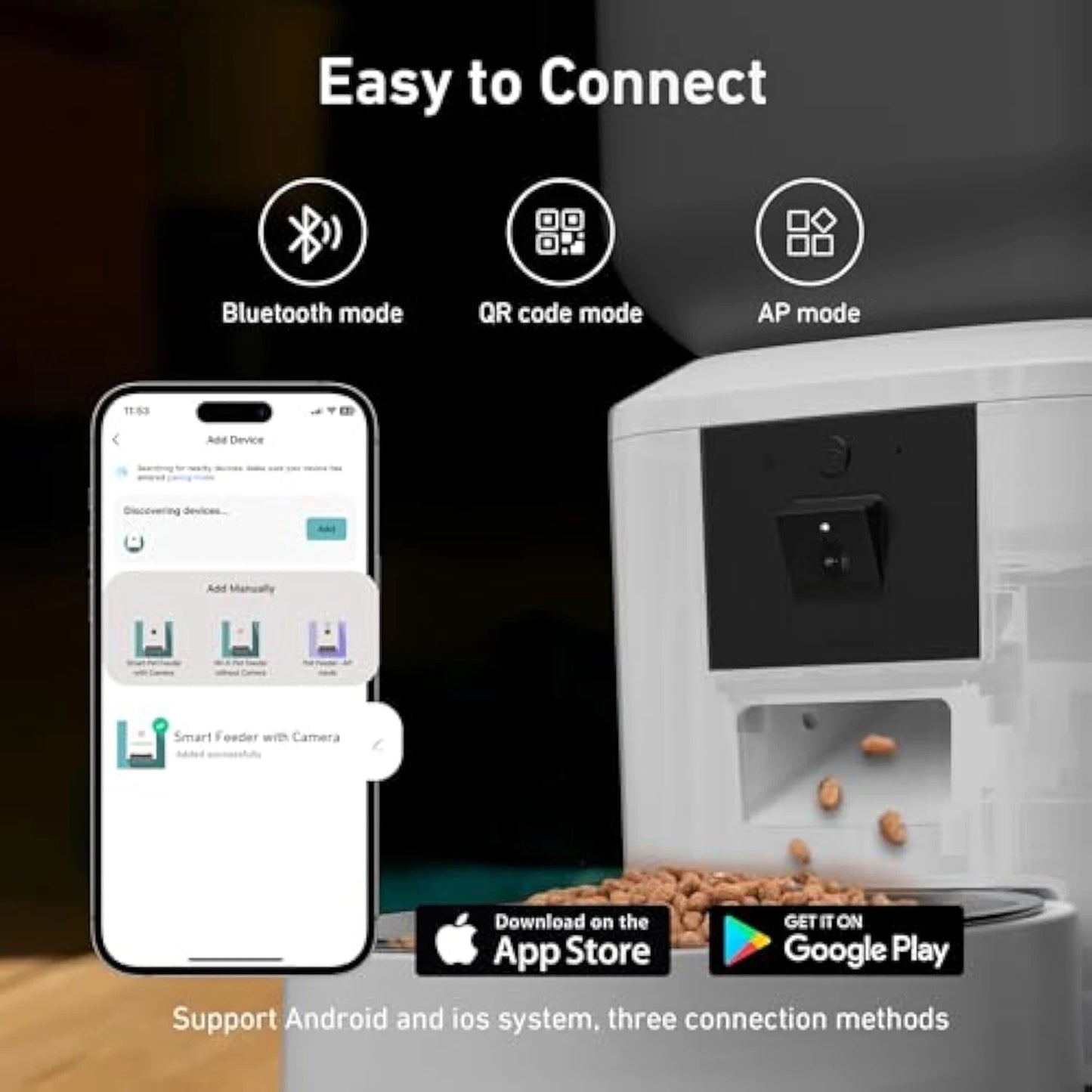 Automatic Cat & Dog Feeder – 8L with HD Camera & Tuya App
