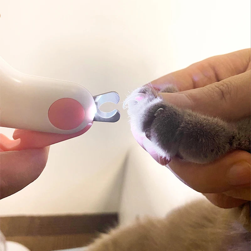 Dog & Cat Nail Cutter with LED & Safety Lock
