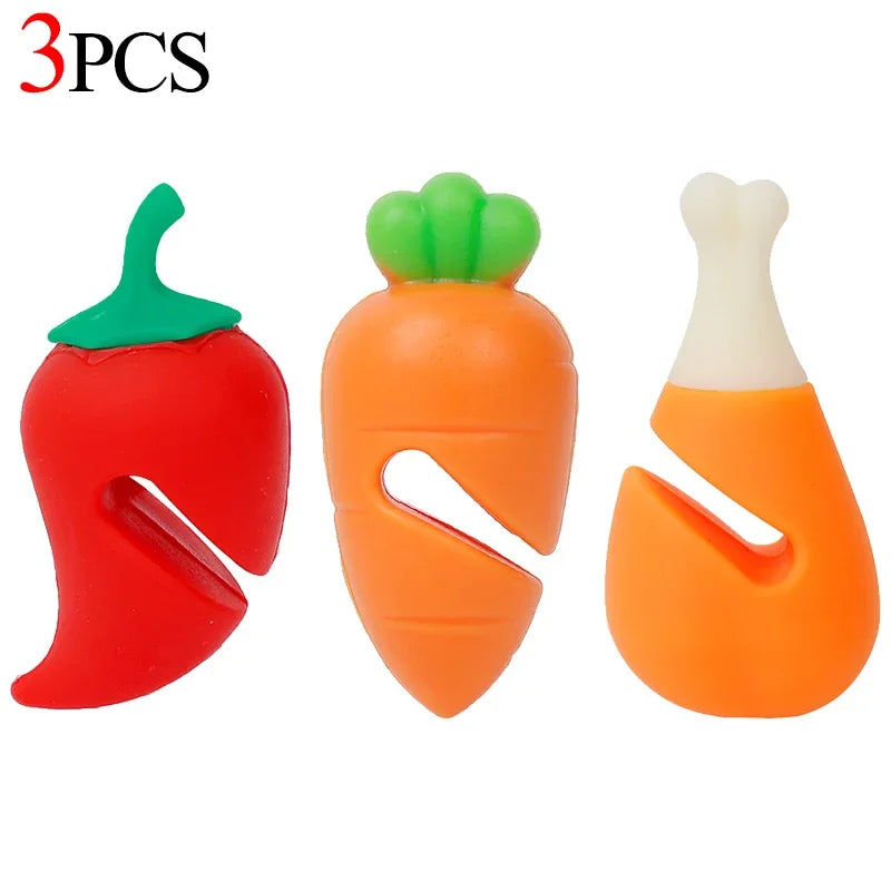 Cute Boil-Over Stoppers – Silicone Lid Holders (1/6 Pack)