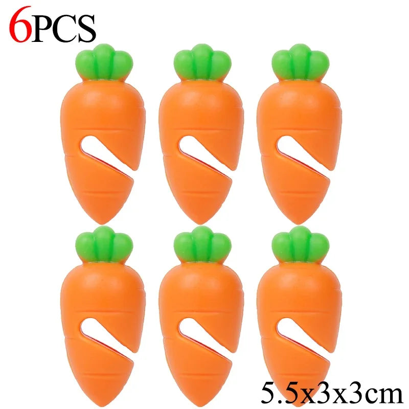 Cute Boil-Over Stoppers – Silicone Lid Holders (1/6 Pack)