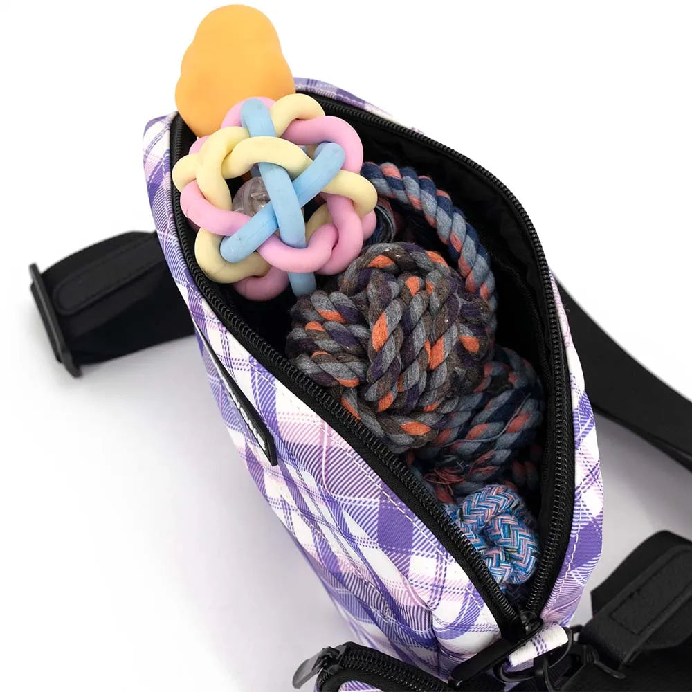 Waterproof Dog Treat Pouch – With Poop Bag Dispenser & Strap