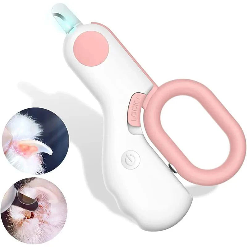 Dog & Cat Nail Cutter with LED & Safety Lock