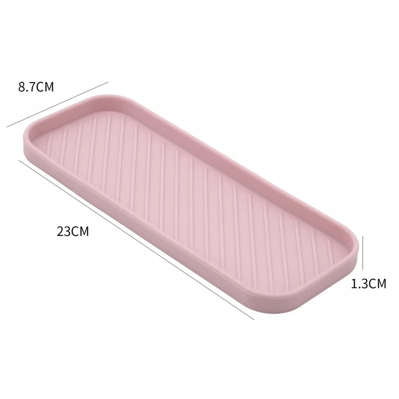 Silicone Drain Tray – Kitchen Sink Organizer & Sponge Holder
