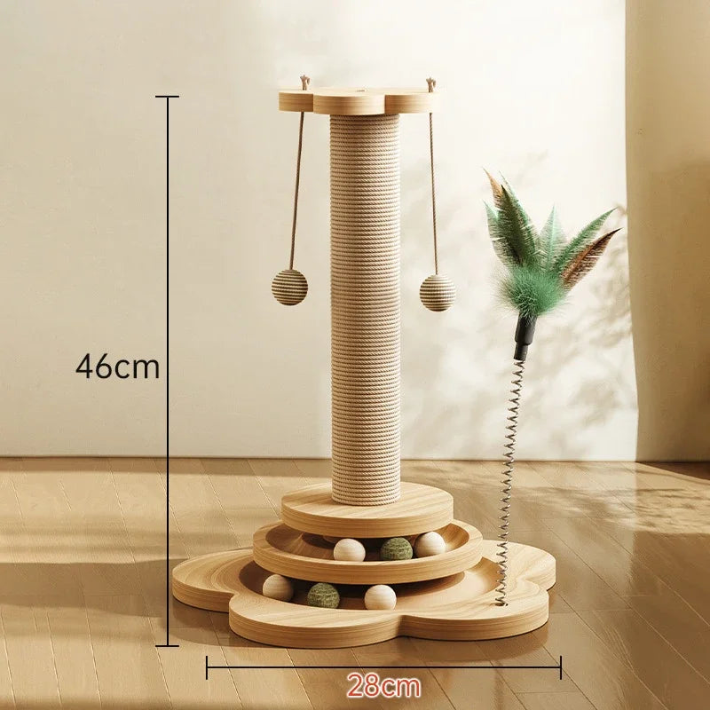 4-in-1 Wooden Play Tower