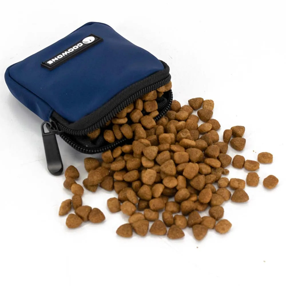 Waterproof Dog Treat Pouch – With Poop Bag Dispenser & Strap