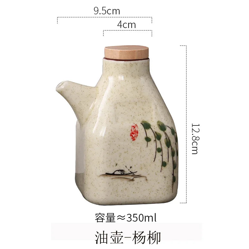 Kitchen Ceramic Oil Dispenser – Stylish & Practical