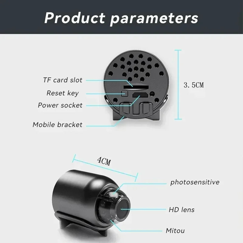 Wireless Home Security Camera with Audio & Video Recording