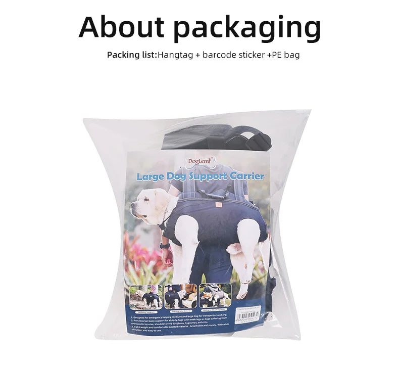 Versatile Pet Carrier Backpack – Comfortable for Medium & Large Dogs