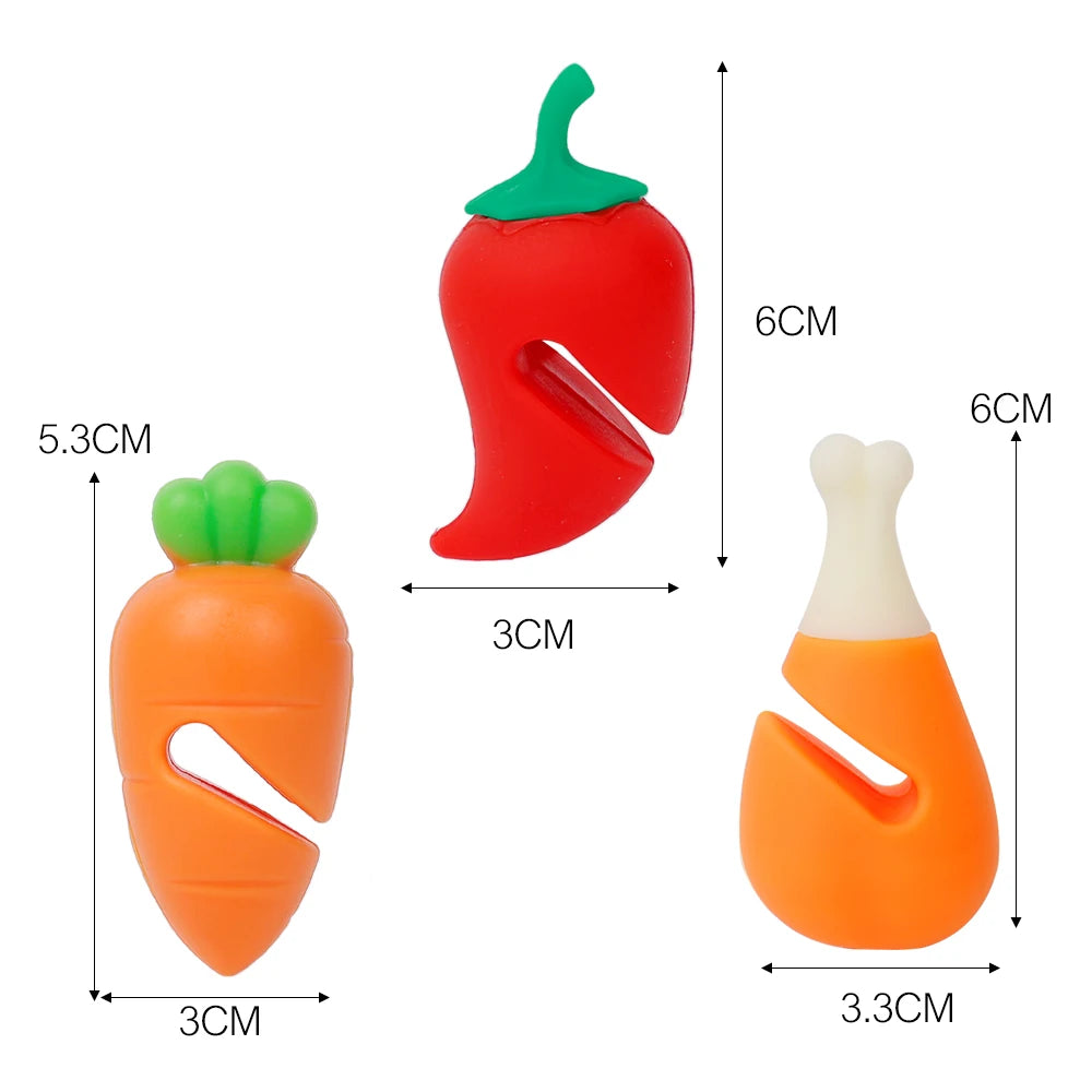 Cute Boil-Over Stoppers – Silicone Lid Holders (1/6 Pack)