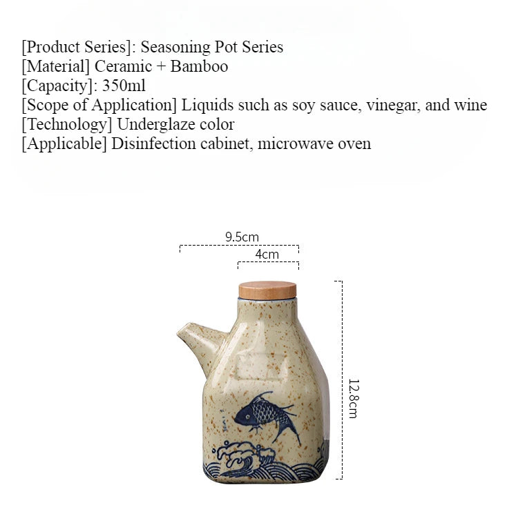 Kitchen Ceramic Oil Dispenser – Stylish & Practical