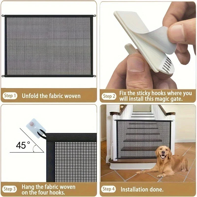 Foldable Pet Safety Door – Indoor/Outdoor Use