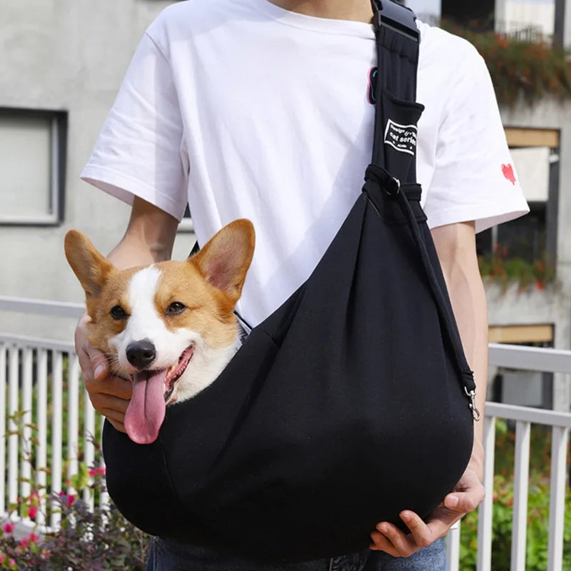 Lightweight Pet Sling Handbag – Perfect for Corgis & Small Pets