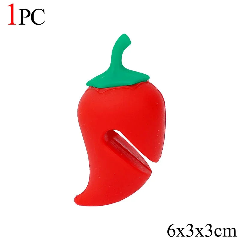 Cute Boil-Over Stoppers – Silicone Lid Holders (1/6 Pack)