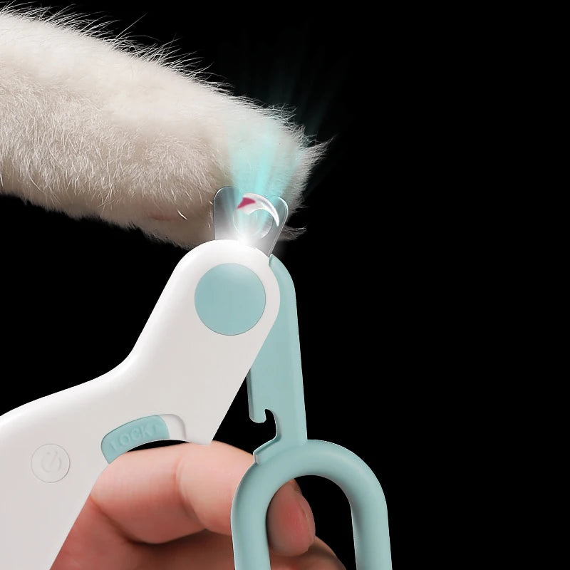 Dog & Cat Nail Cutter with LED & Safety Lock