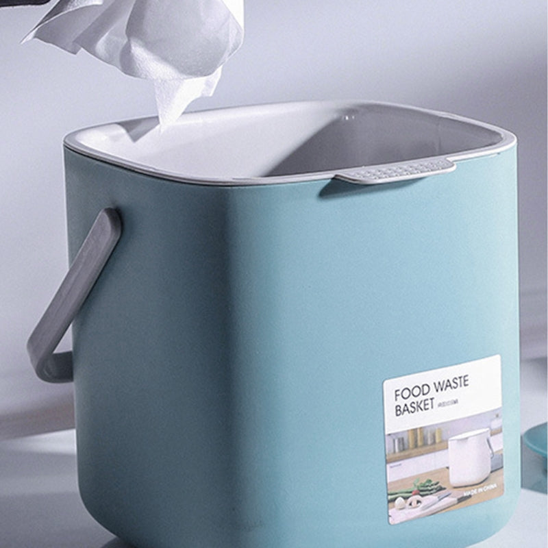 Countertop Food Waste Bin – Space-Saving with Lid