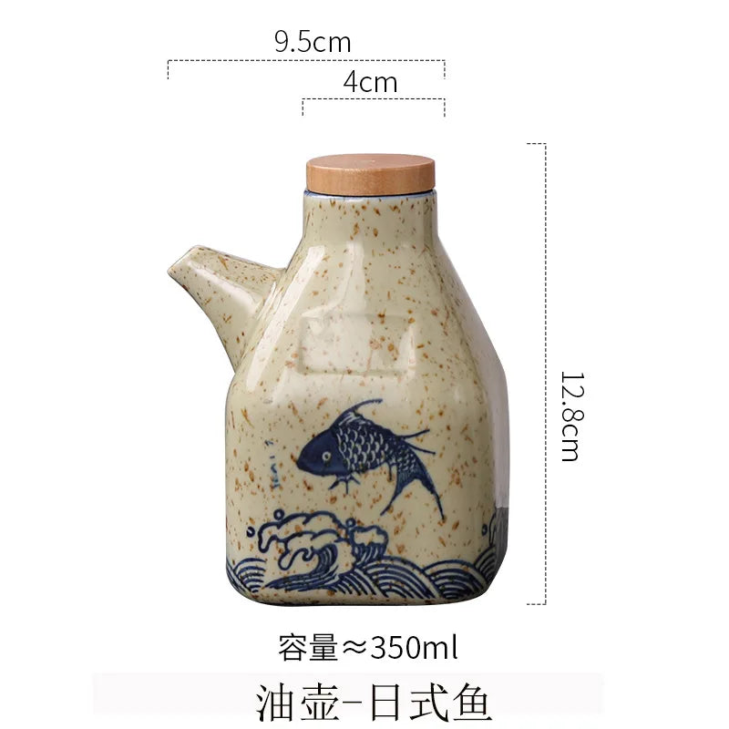 Kitchen Ceramic Oil Dispenser – Stylish & Practical