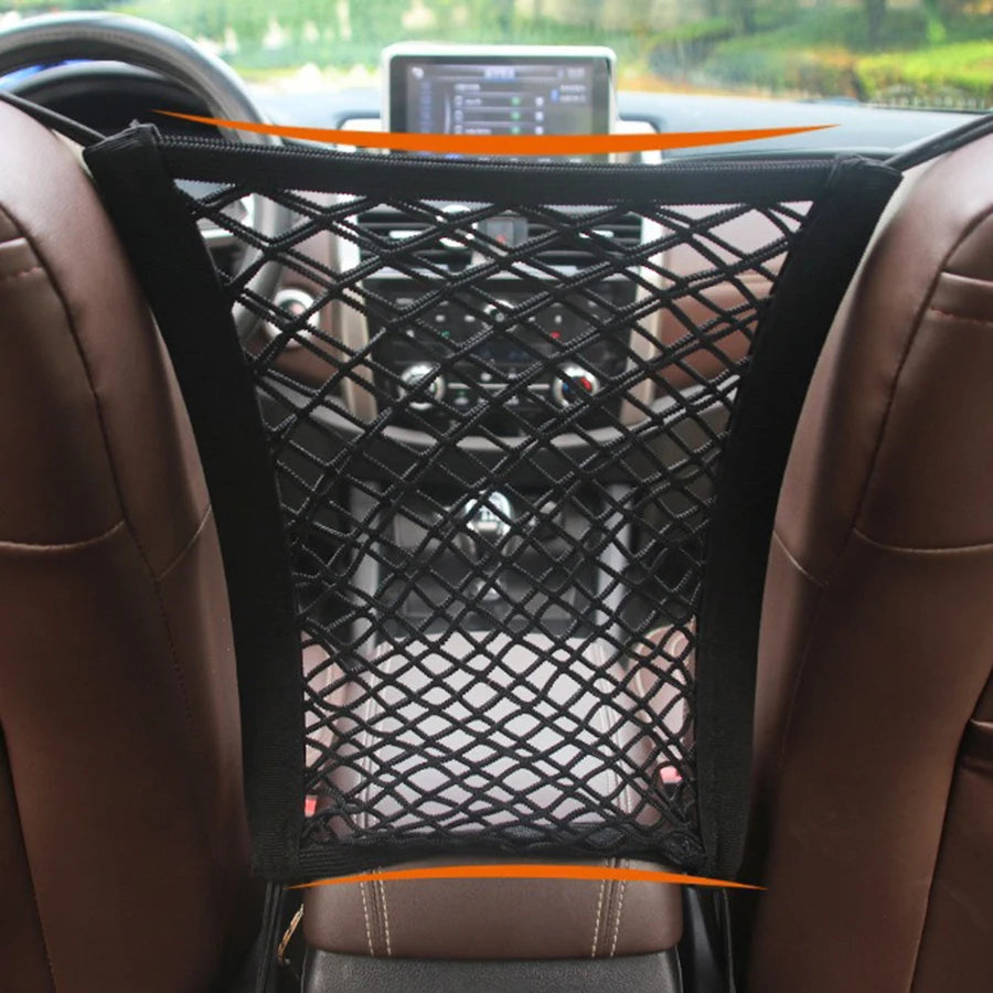 Car Barrier with Automatic Safety Mesh & Storage Bag