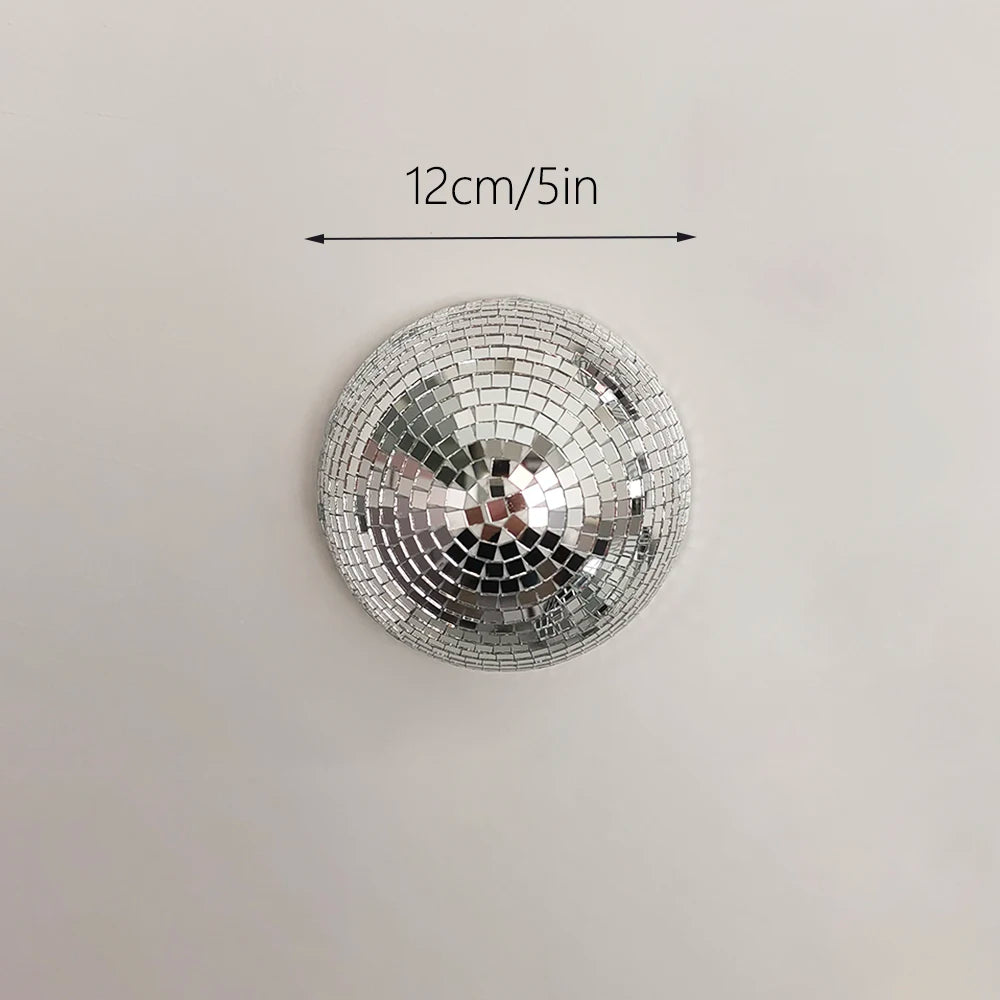 Disco Ball Wall Decor – Metallic Mirror Ball Design for Weddings, Parties & Living Spaces