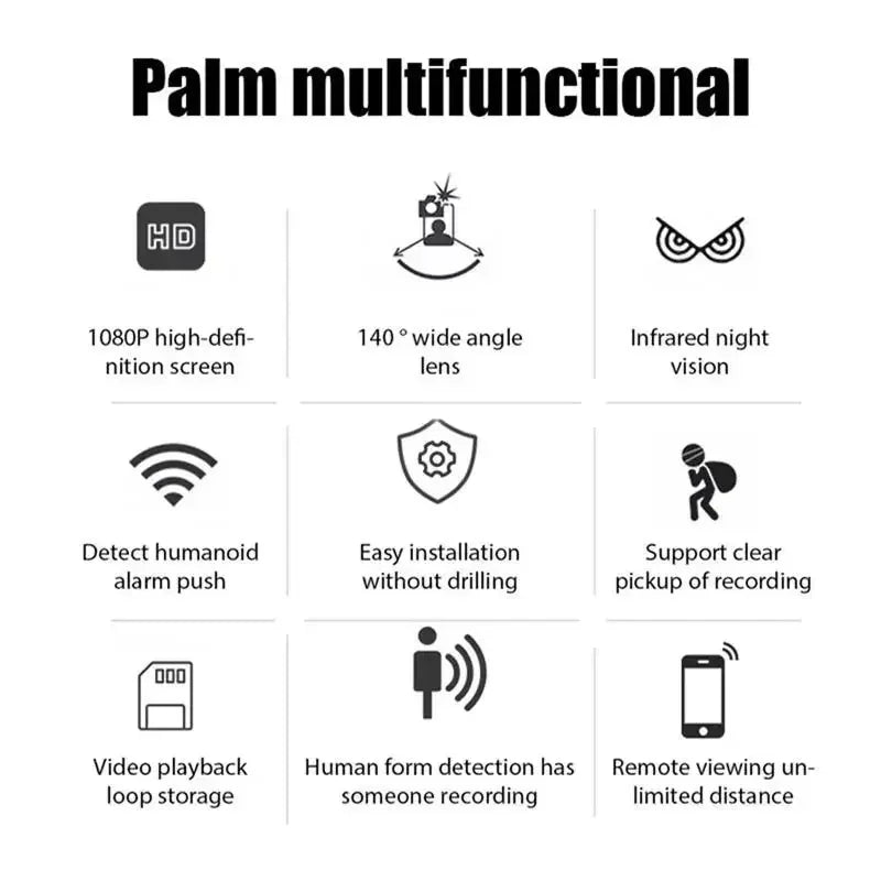 Wireless Home Security Camera with Audio & Video Recording