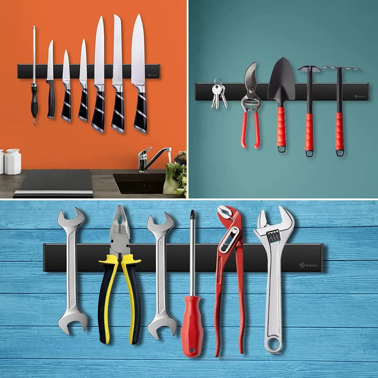 Magnetic Knife Rack – Sleek Stainless Steel Organizer