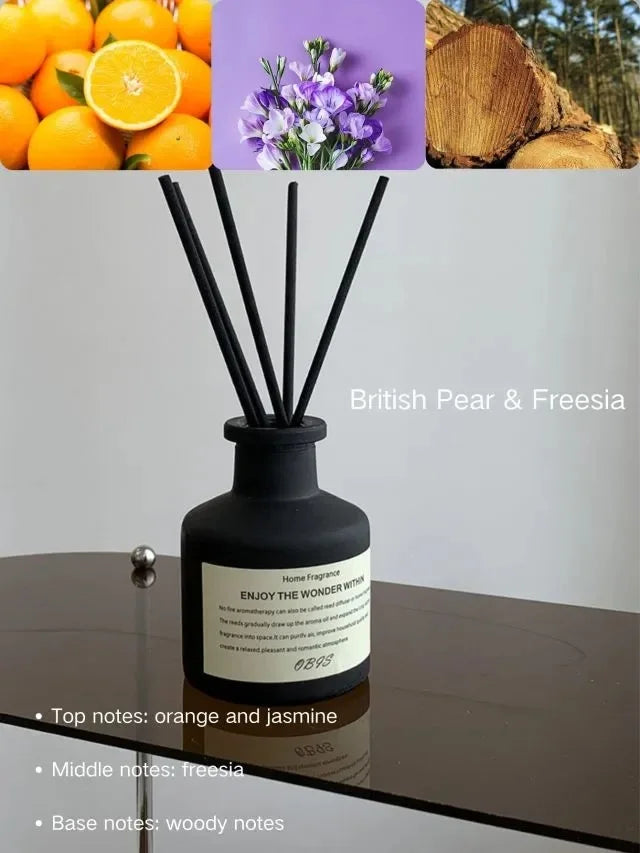 Home Fragrance Oil Set – Reed Diffuser with Floral Aroma (50ML)