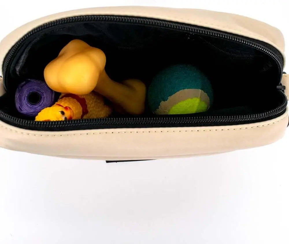 Waterproof Dog Treat Pouch – With Poop Bag Dispenser & Strap