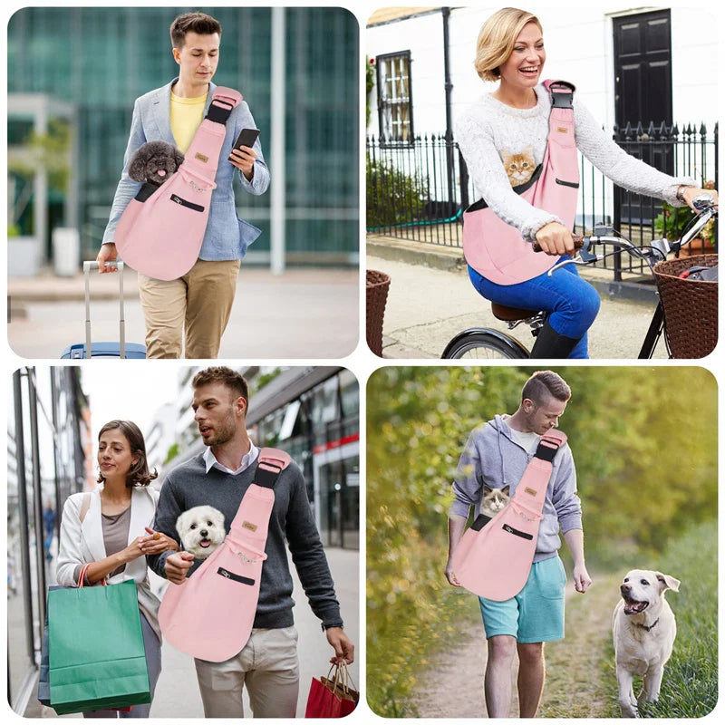 Lightweight Pet Sling Handbag – Perfect for Corgis & Small Pets