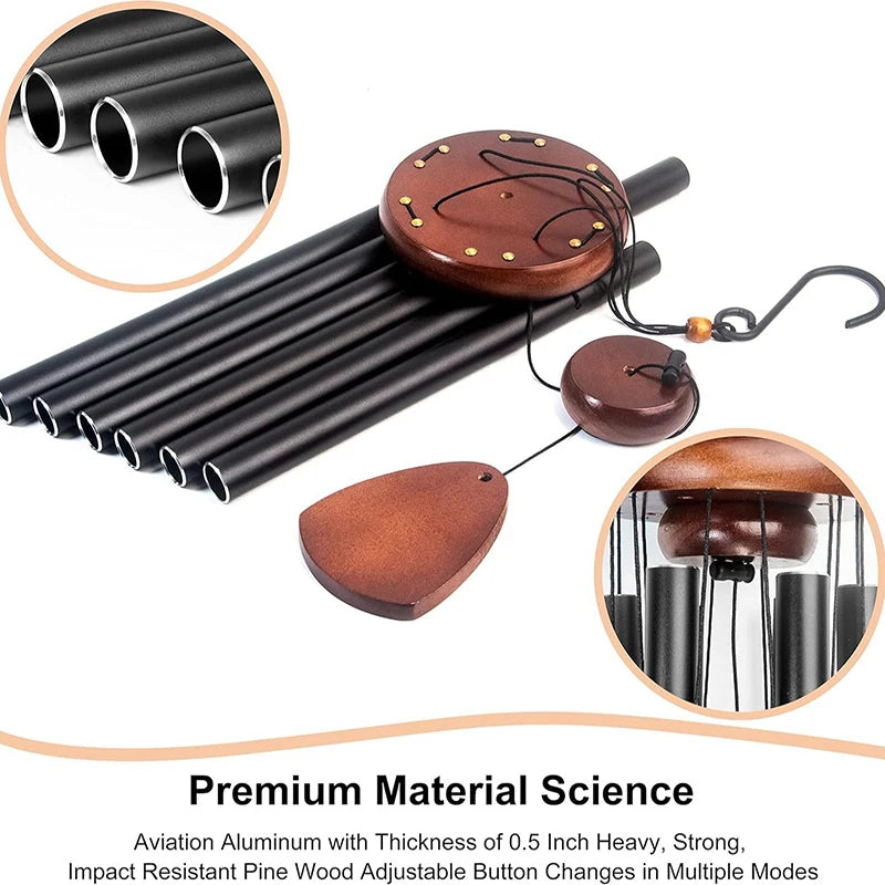 26-Inch Wind Chimes for Outdoor Ambiance