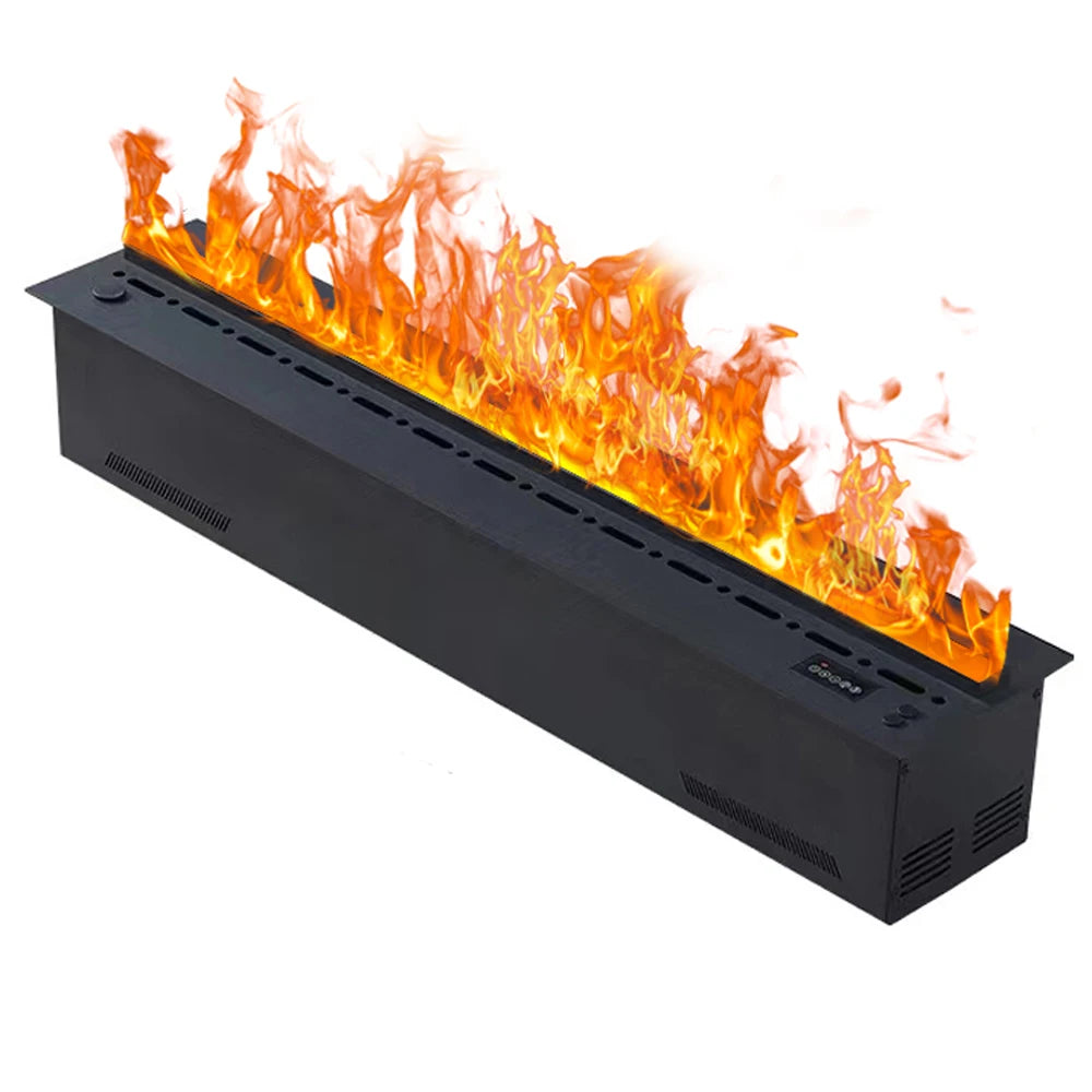 Smart 3D Fireplace Humidifier – LED Flame & Crackling Sound