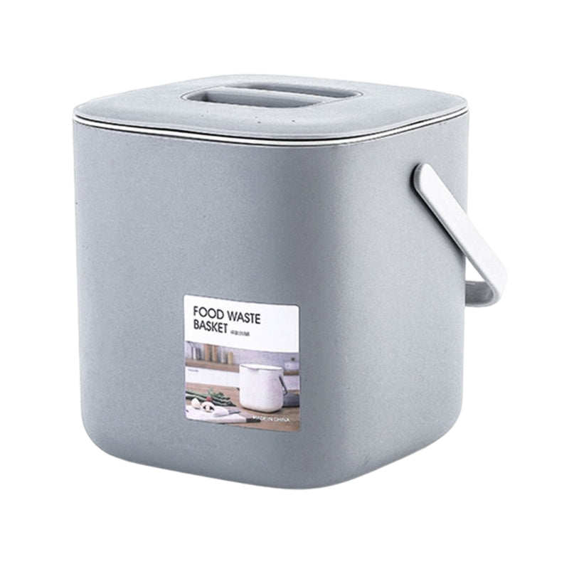 Countertop Food Waste Bin – Space-Saving with Lid