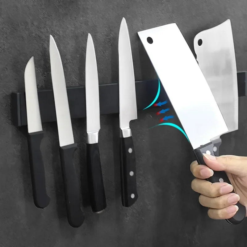 Magnetic Knife Rack – Sleek Stainless Steel Organizer