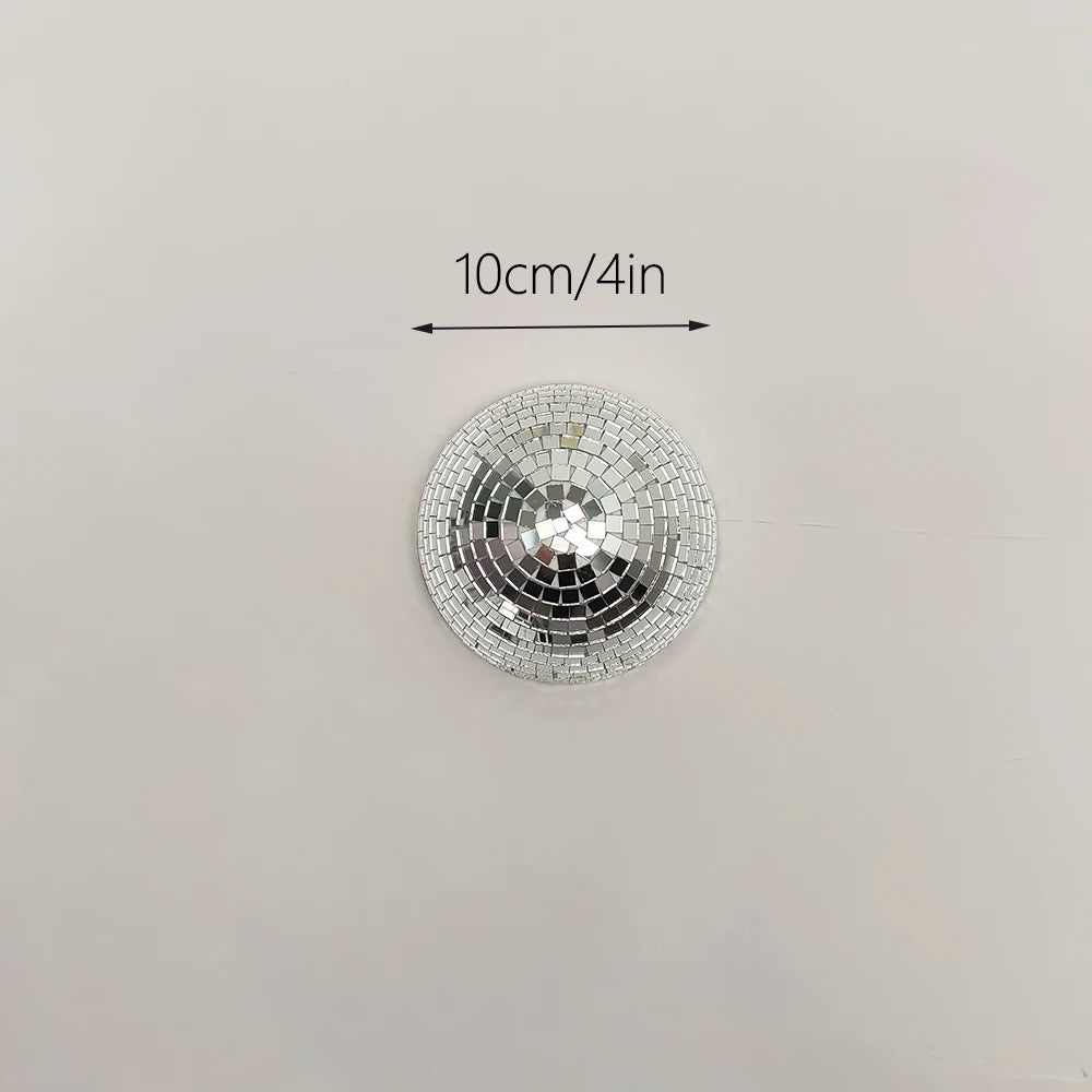 Disco Ball Wall Decor – Metallic Mirror Ball Design for Weddings, Parties & Living Spaces