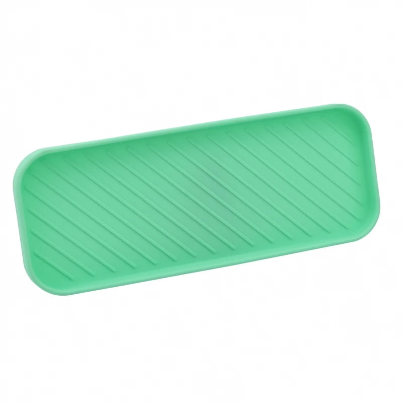 Silicone Drain Tray – Kitchen Sink Organizer & Sponge Holder