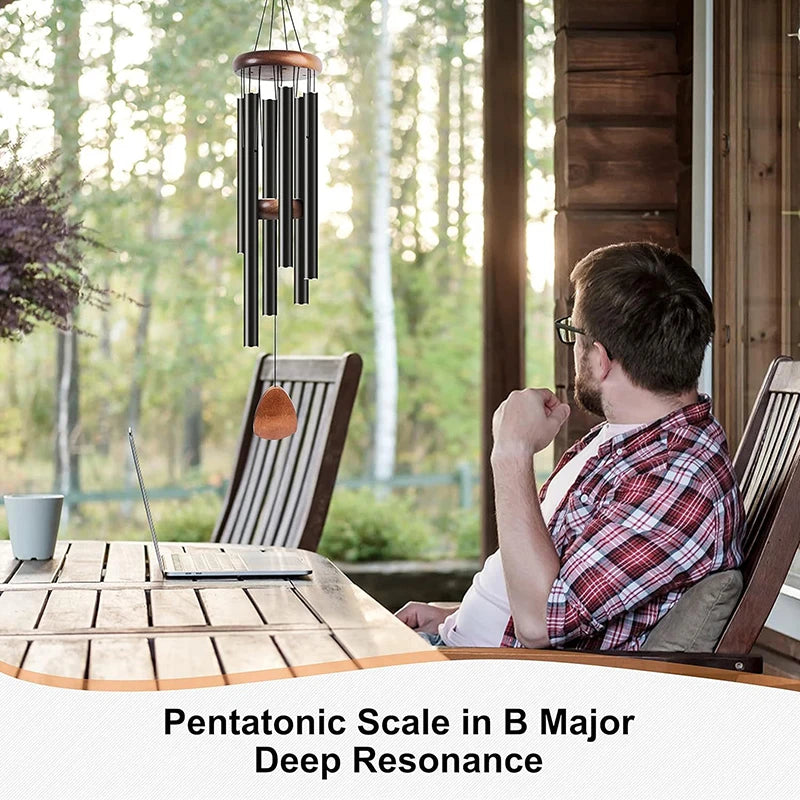 26-Inch Wind Chimes for Outdoor Ambiance