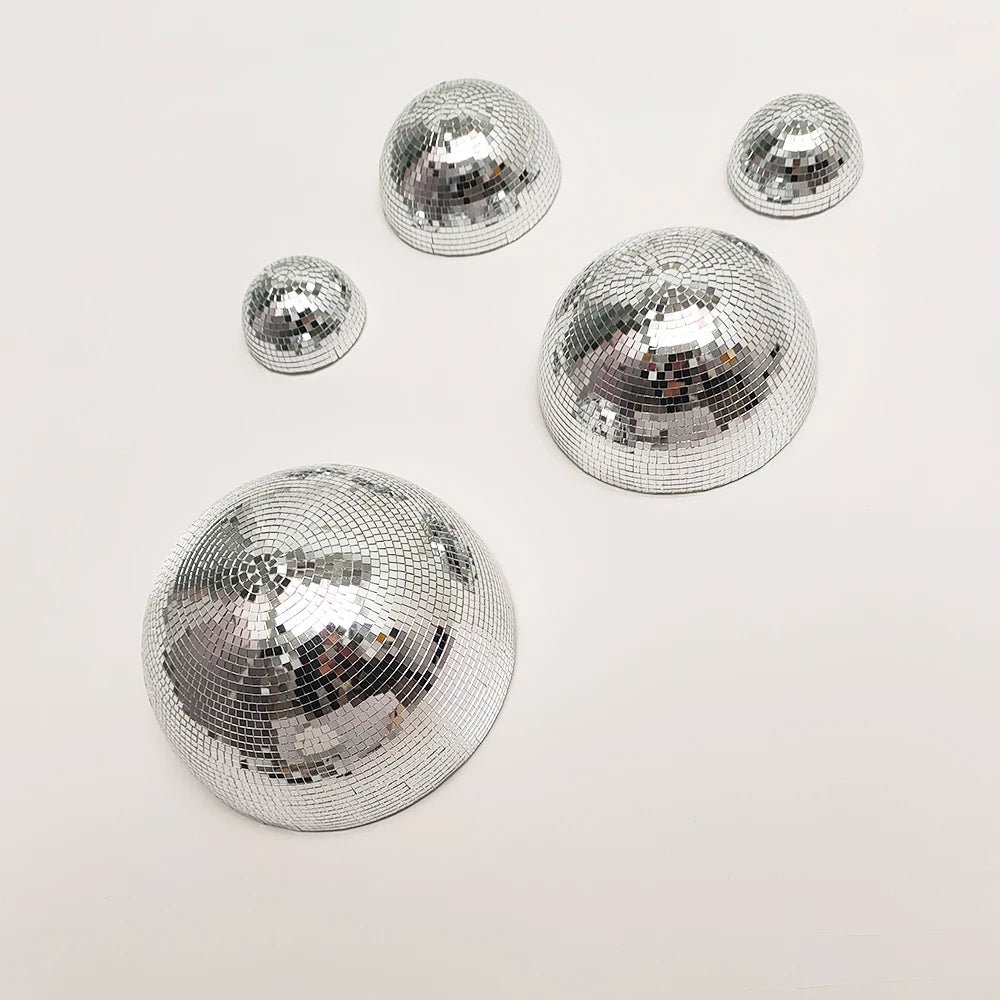 Disco Ball Wall Decor – Metallic Mirror Ball Design for Weddings, Parties & Living Spaces