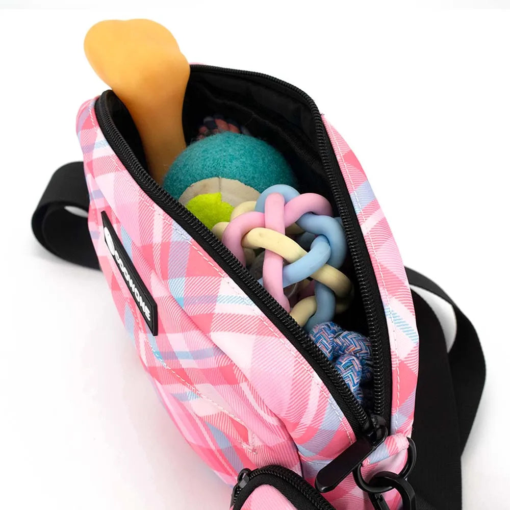Waterproof Dog Treat Pouch – With Poop Bag Dispenser & Strap