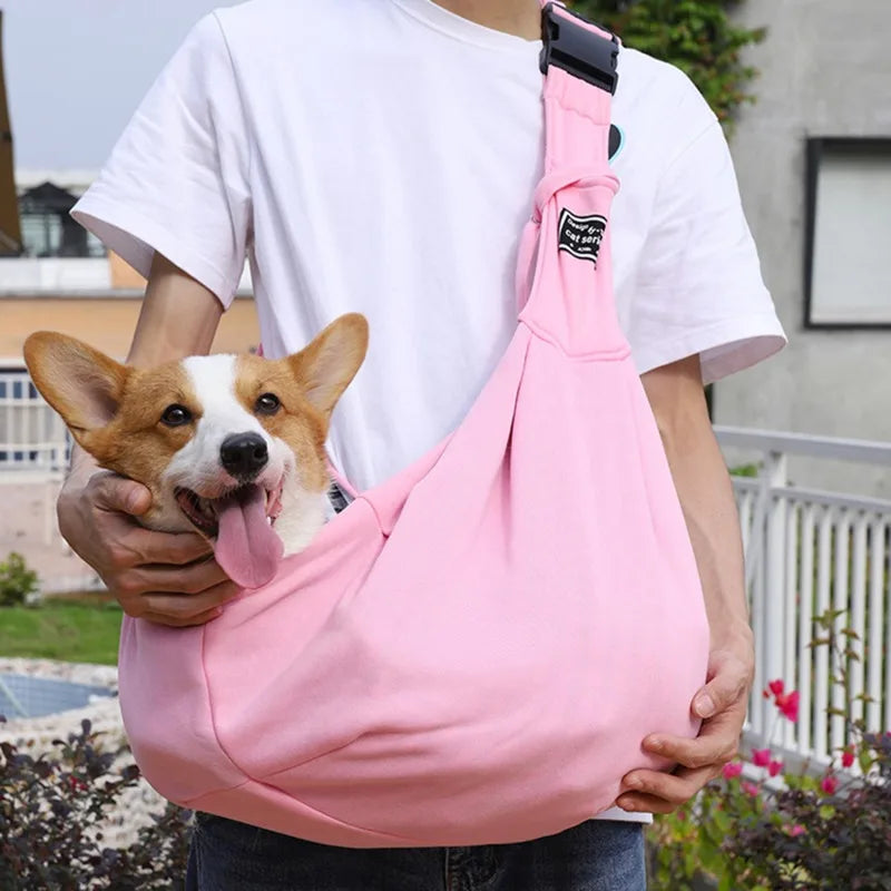 Lightweight Pet Sling Handbag – Perfect for Corgis & Small Pets