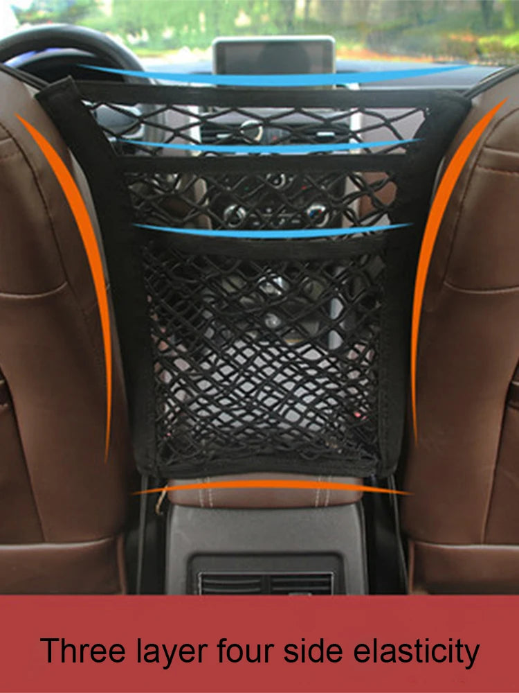 Car Barrier with Automatic Safety Mesh & Storage Bag
