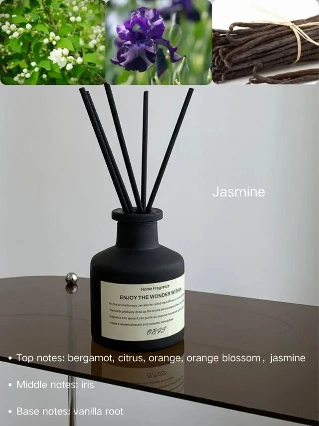 Home Fragrance Oil Set – Reed Diffuser with Floral Aroma (50ML)