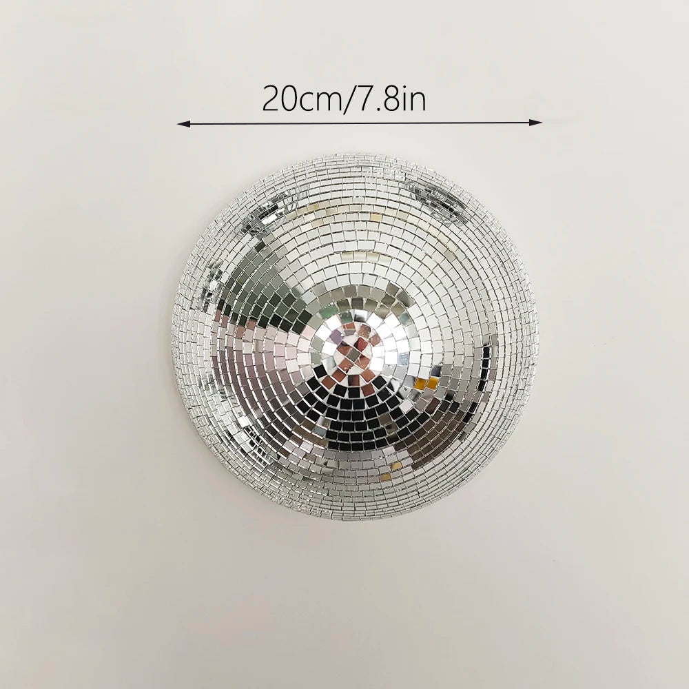 Disco Ball Wall Decor – Metallic Mirror Ball Design for Weddings, Parties & Living Spaces