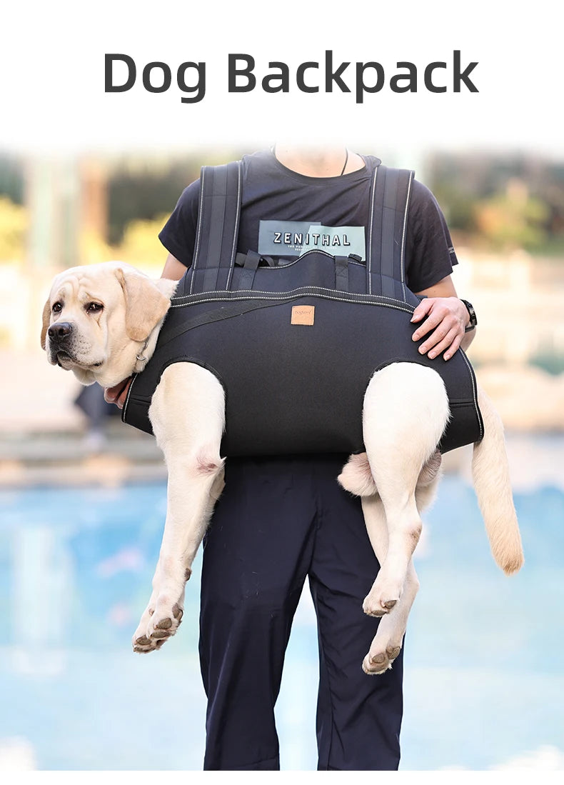 Versatile Pet Carrier Backpack – Comfortable for Medium & Large Dogs