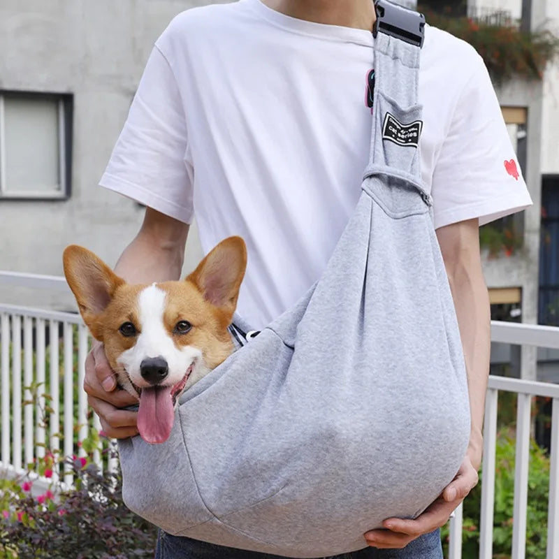Lightweight Pet Sling Handbag – Perfect for Corgis & Small Pets