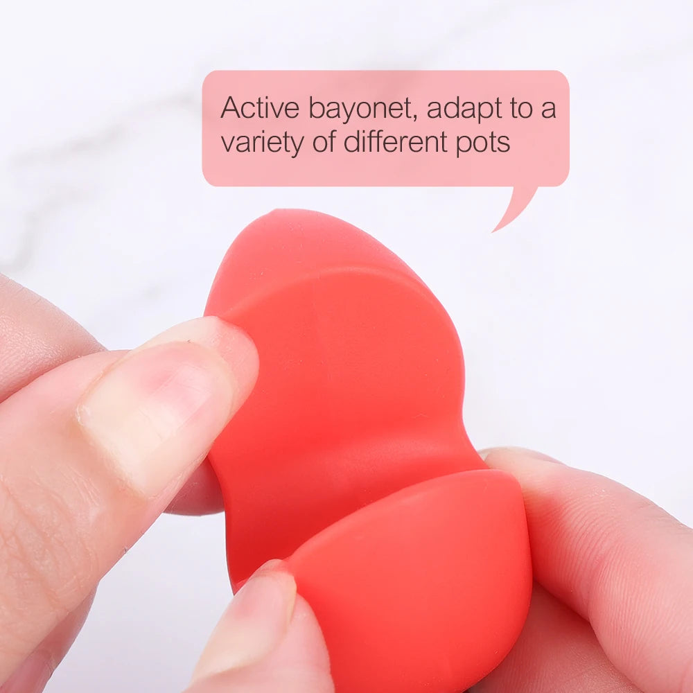 Cute Boil-Over Stoppers – Silicone Lid Holders (1/6 Pack)