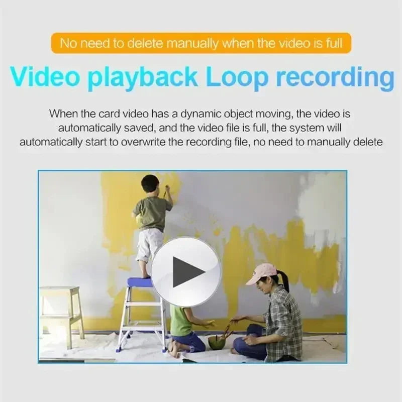 Wireless Home Security Camera with Audio & Video Recording