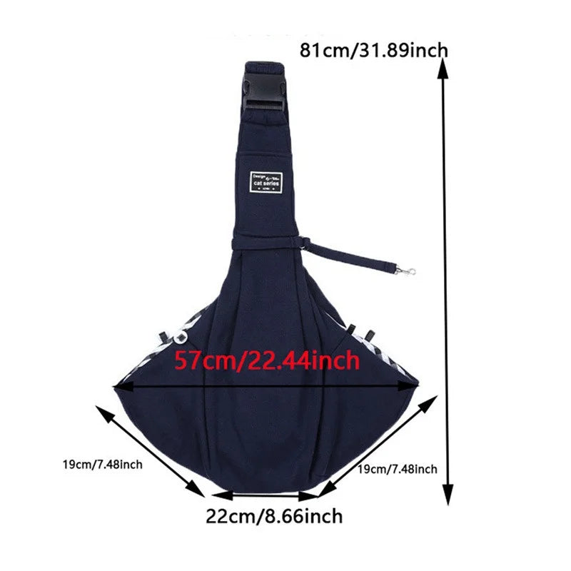 Lightweight Pet Sling Handbag – Perfect for Corgis & Small Pets