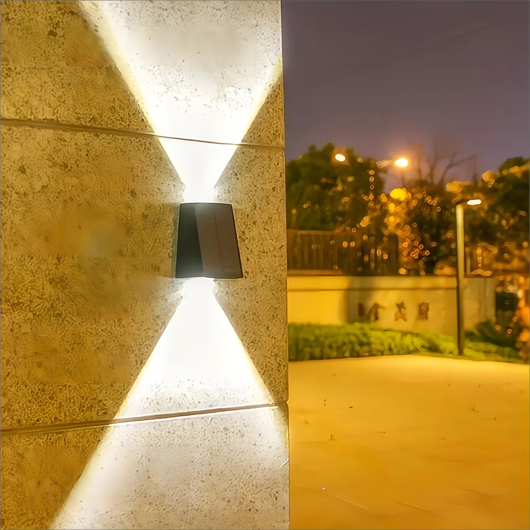 Outdoor Waterproof Wall Light – Solar-Powered Ambience