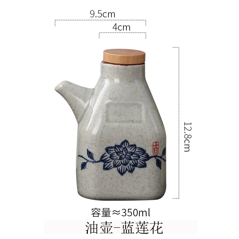 Kitchen Ceramic Oil Dispenser – Stylish & Practical