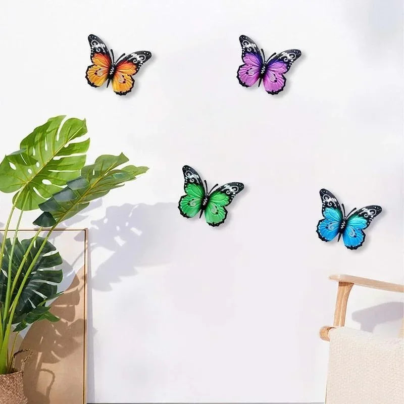 Butterfly Wall Decoration – Rustic Metal Indoor/Outdoor Art