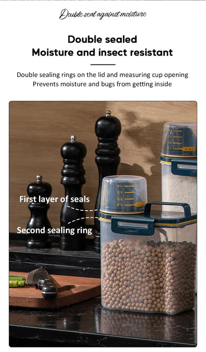 Pet Food Storage Container – Sealed Bin for Dog & Cat Food