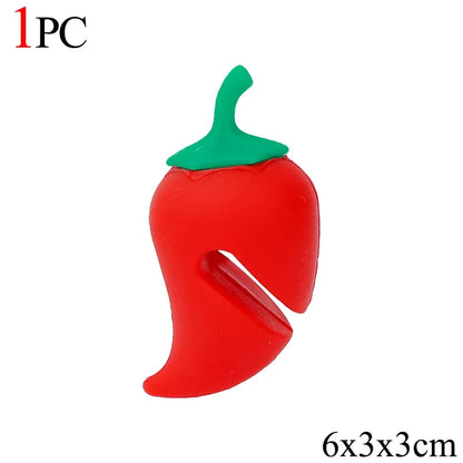 Cute Boil-Over Stoppers – Silicone Lid Holders (1/6 Pack)